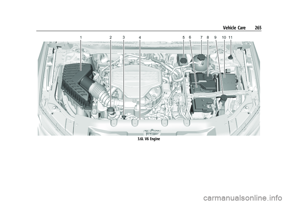 CHEVROLET BLAZER 2022 Owners Manual Chevrolet Blazer Owner Manual (GMNA-Localizing-U.S./Canada/Mexico-
15165663) - 2022 - CRC - 4/27/21
Vehicle Care 265
3.6L V6 Engine CHEVROLET BLAZER 2022 Owners Manual Chevrolet Blazer Owner Manual (GMNA-Localizing-U.S./Canada/Mexico-
15165663) - 2022 - CRC - 4/27/21
Vehicle Care 265
3.6L V6 Engine