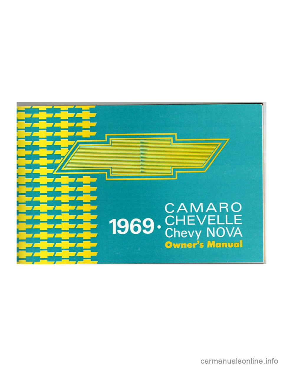 CHEVROLET CAMARO 1969  Owners Manual 