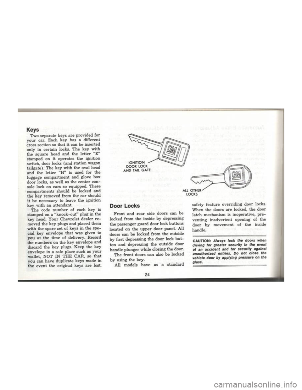 CHEVROLET CAMARO 1969 Owners Manual CHEVROLET CAMARO 1969 Owners Manual