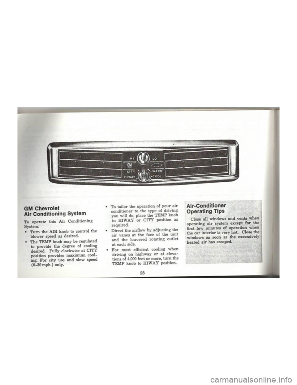 CHEVROLET CAMARO 1969 Owners Guide CHEVROLET CAMARO 1969 Owners Guide