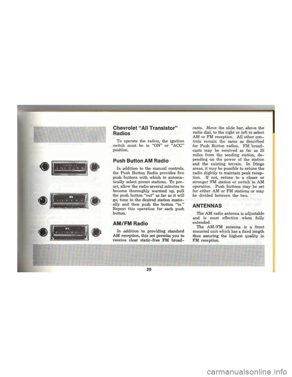 CHEVROLET CAMARO 1969 Owners Guide CHEVROLET CAMARO 1969 Owners Guide