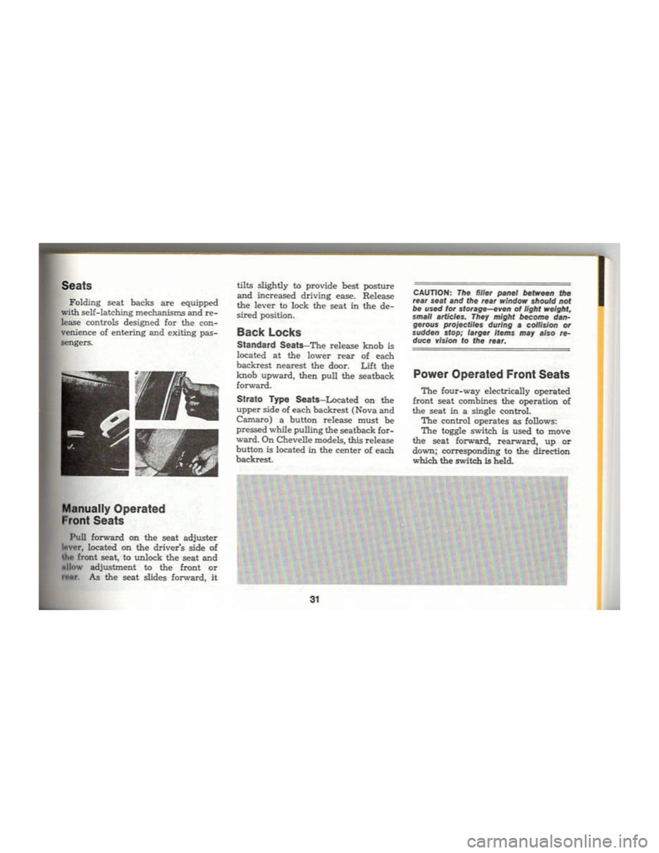 CHEVROLET CAMARO 1969 Owners Guide CHEVROLET CAMARO 1969 Owners Guide