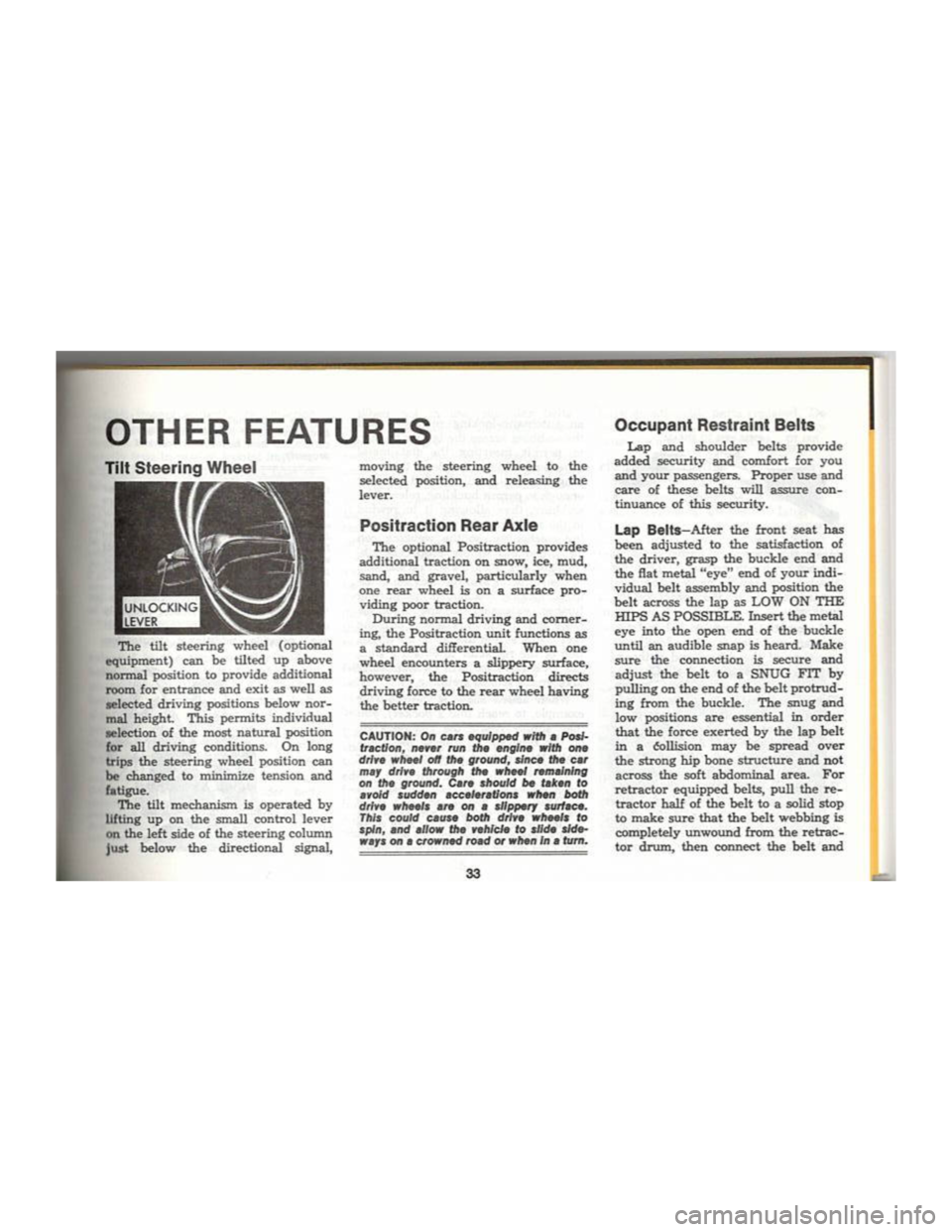 CHEVROLET CAMARO 1969 Owners Guide CHEVROLET CAMARO 1969 Owners Guide