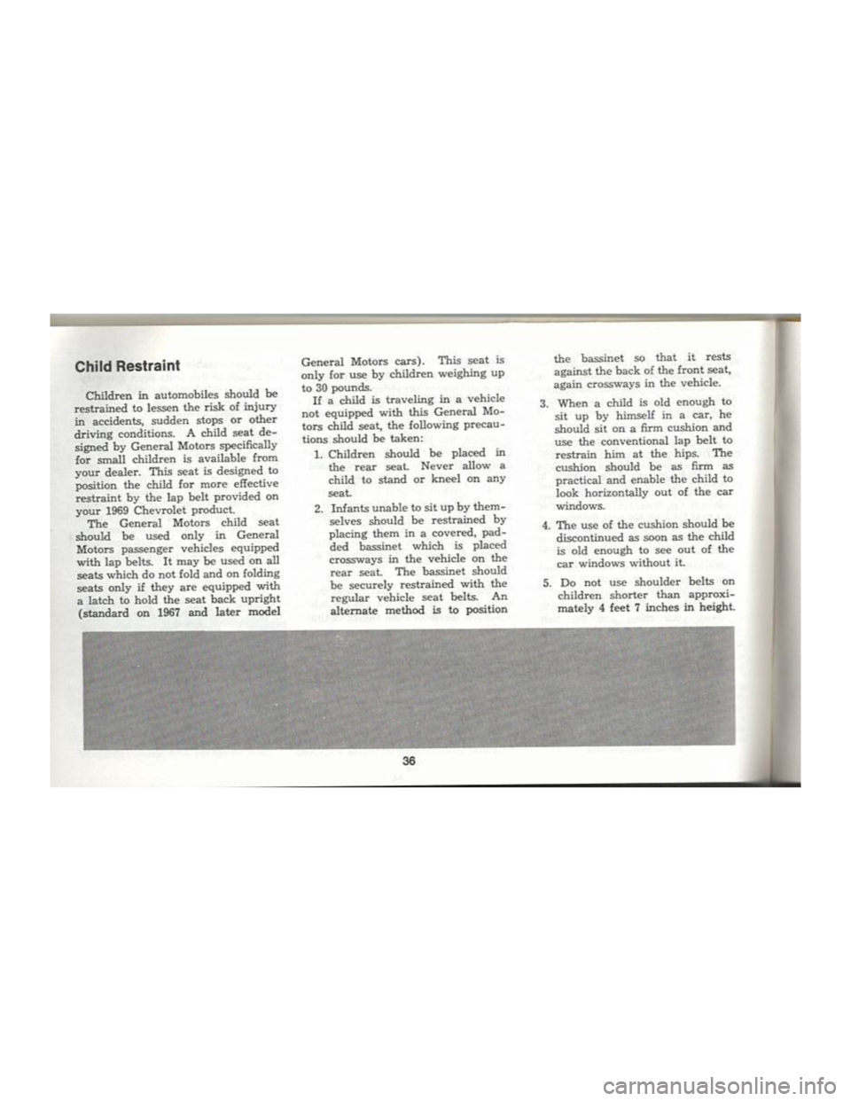 CHEVROLET CAMARO 1969 Service Manual  CHEVROLET CAMARO 1969 Service Manual