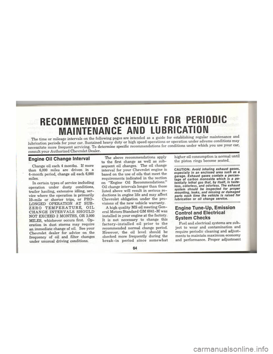 CHEVROLET CAMARO 1969 Repair Manual 