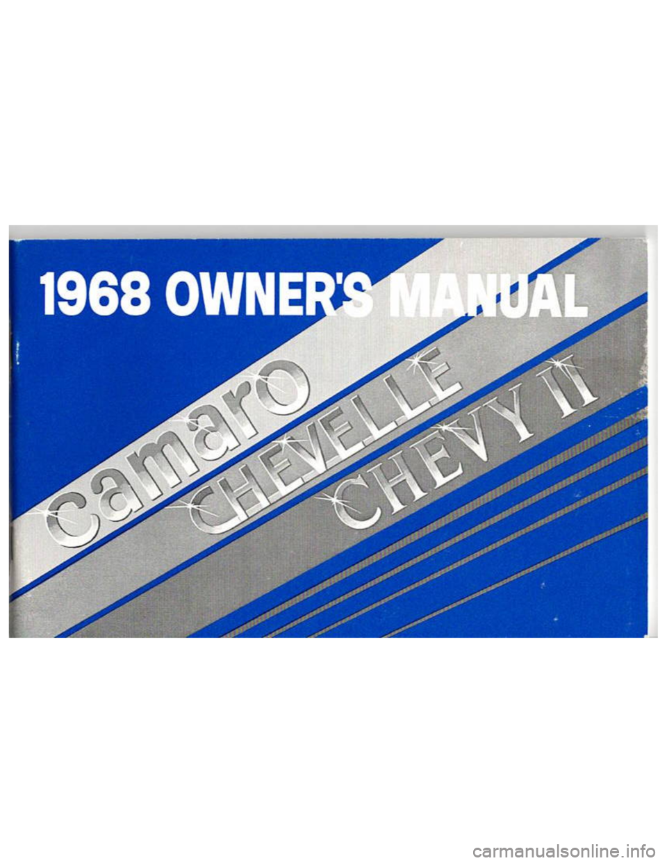 CHEVROLET CAMARO 1968  Owners Manual 