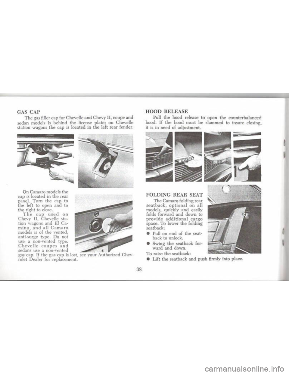 CHEVROLET CAMARO 1968 Owners Guide CHEVROLET CAMARO 1968 Owners Guide