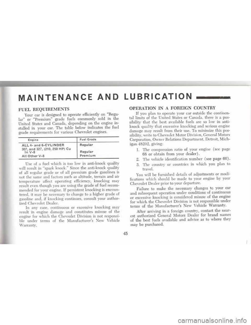 CHEVROLET CAMARO 1968 Service Manual CHEVROLET CAMARO 1968 Service Manual