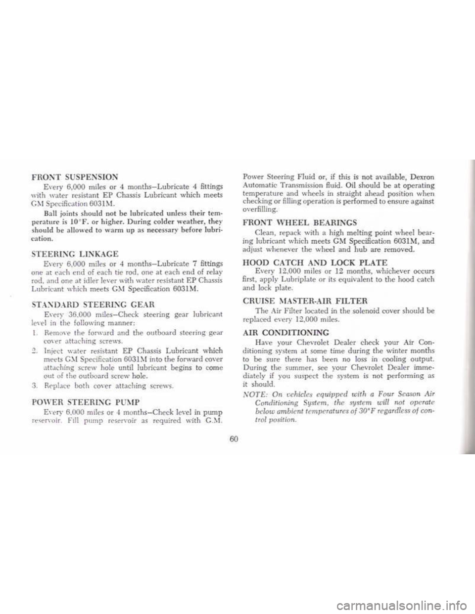 CHEVROLET CAMARO 1968 Repair Manual 
