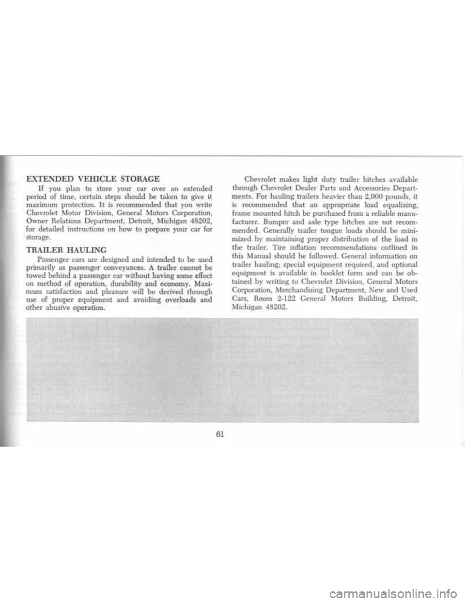 CHEVROLET CAMARO 1968 Repair Manual 