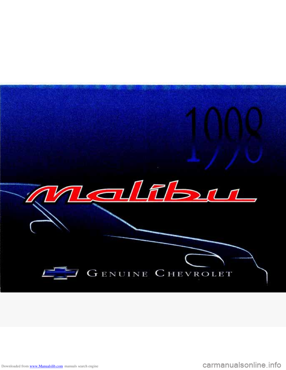 CHEVROLET MALIBU 1998  Owners Manual 