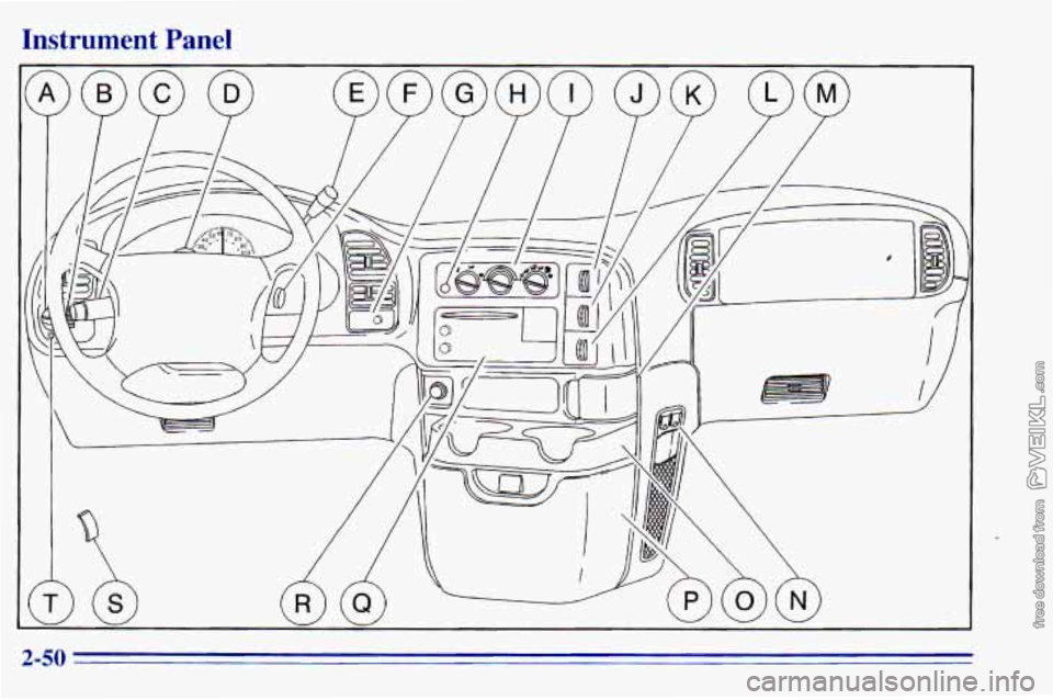CHEVROLET ASTRO 1996 Owners Manual Instrument Panel
2-50 CHEVROLET ASTRO 1996 Owners Manual Instrument Panel
2-50