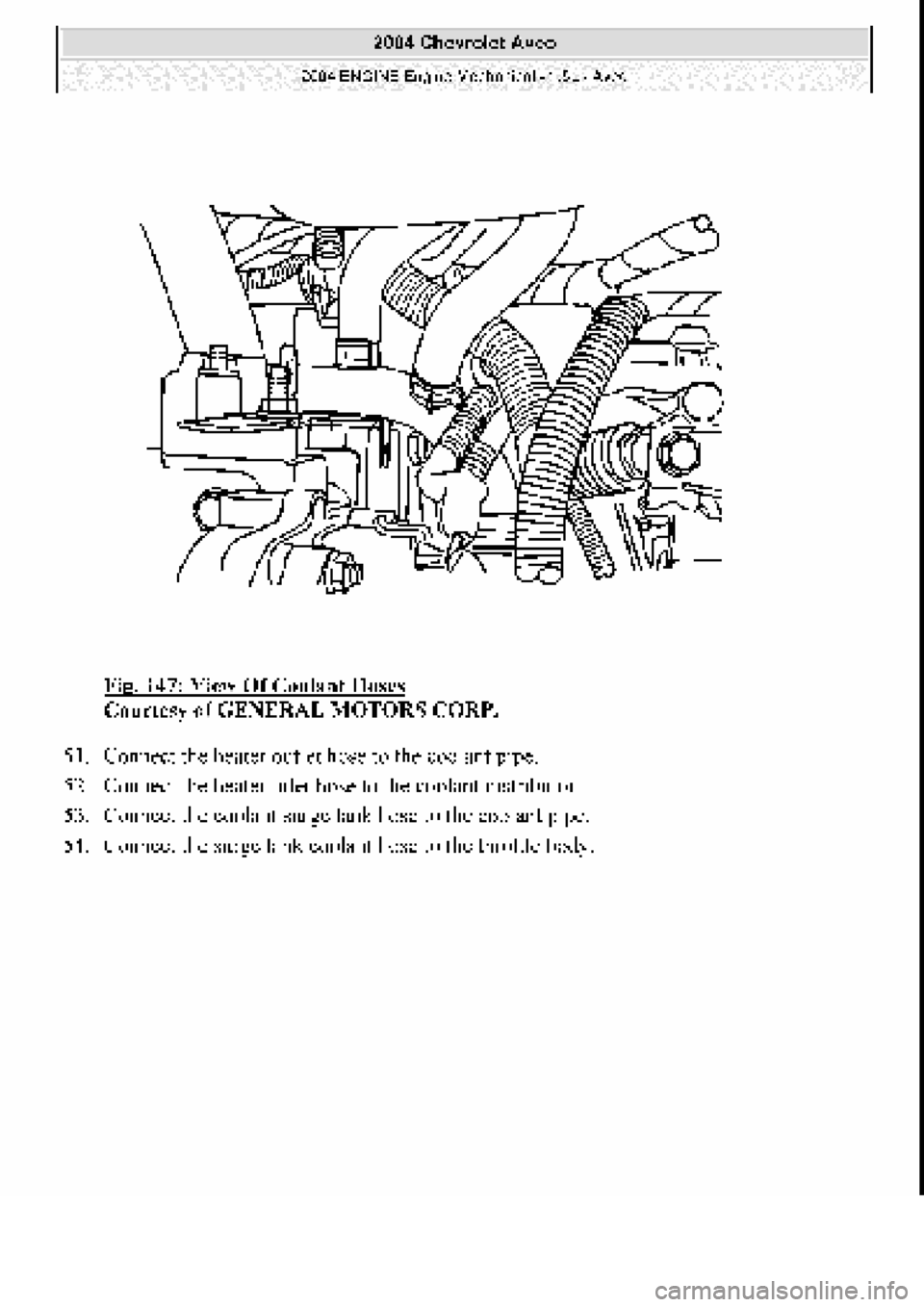 CHEVROLET AVEO 2002  Service Repair Manual 