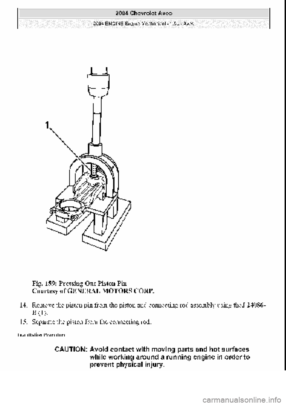 CHEVROLET AVEO 2002  Service Repair Manual 