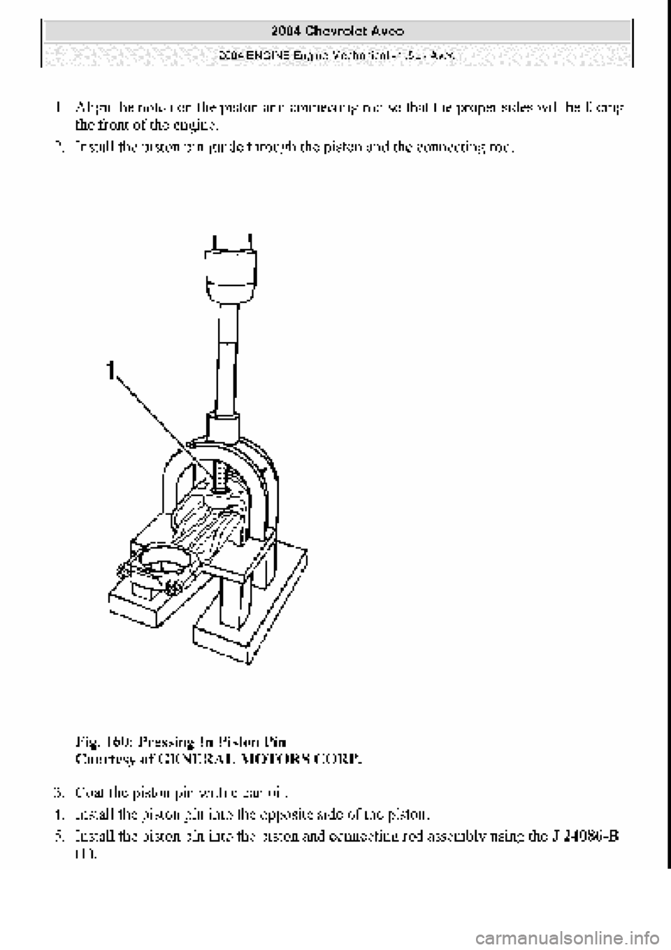 CHEVROLET AVEO 2002  Service Repair Manual 
