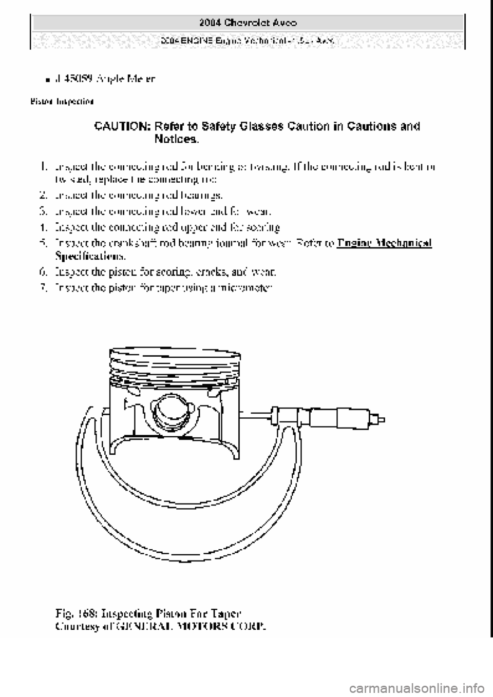 CHEVROLET AVEO 2002  Service Repair Manual 