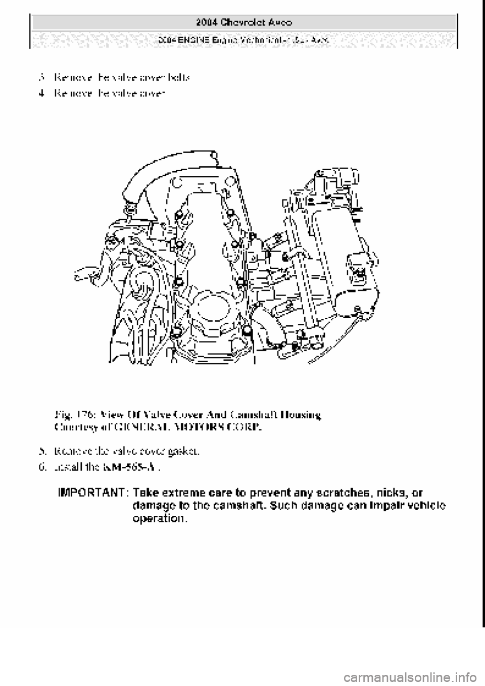 CHEVROLET AVEO 2002  Service Repair Manual 