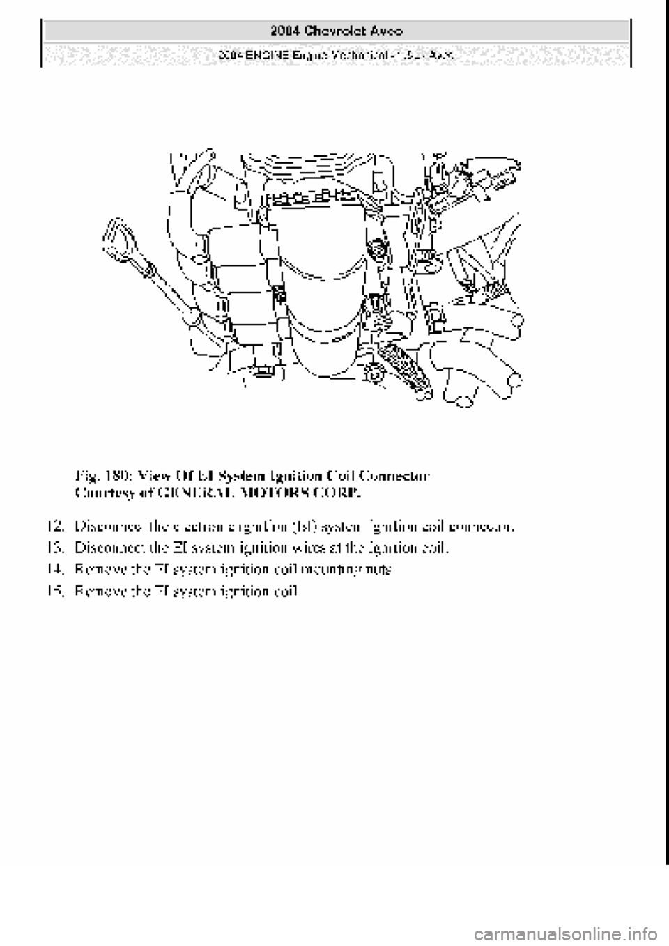 CHEVROLET AVEO 2002  Service Repair Manual 