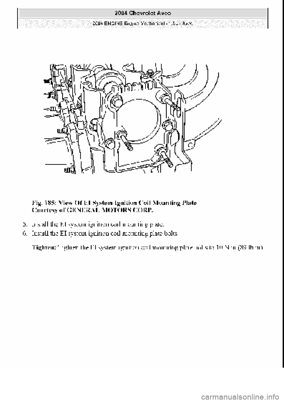 CHEVROLET AVEO 2002  Service Repair Manual 