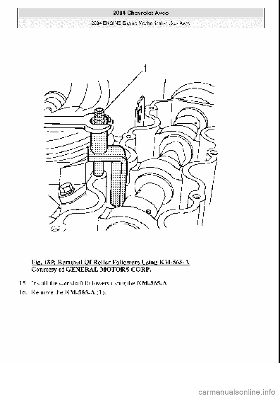 CHEVROLET AVEO 2002  Service Repair Manual 