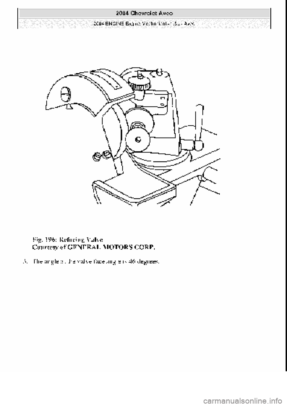 CHEVROLET AVEO 2002  Service Repair Manual 