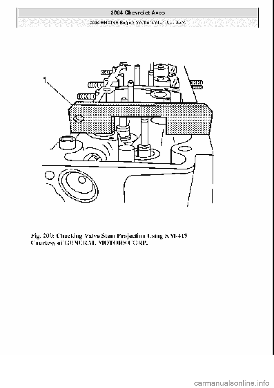 CHEVROLET AVEO 2002  Service Repair Manual 