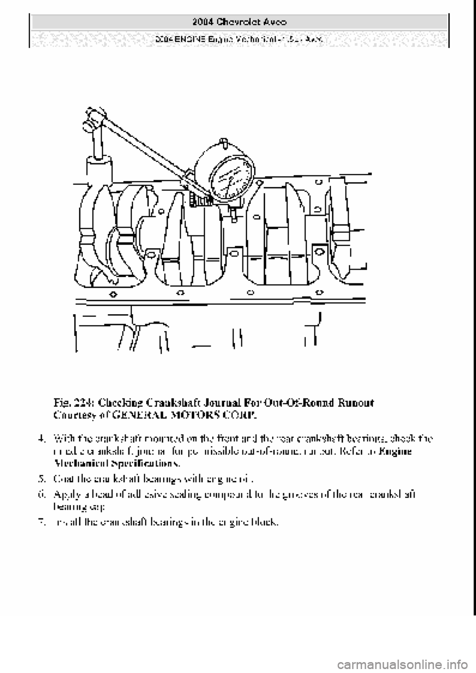 CHEVROLET AVEO 2002  Service Repair Manual 