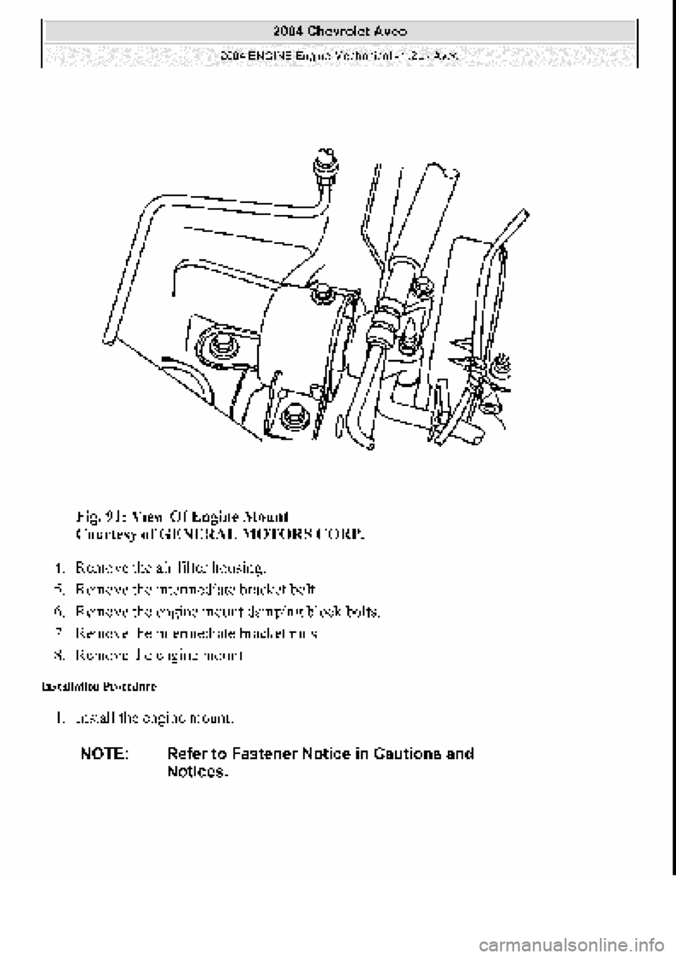 CHEVROLET AVEO 2002 Service Repair Manual CHEVROLET AVEO 2002 Service Repair Manual