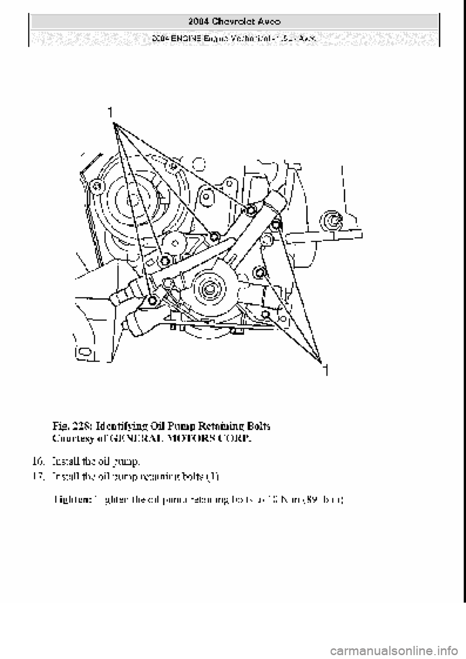 CHEVROLET AVEO 2002  Service Repair Manual 