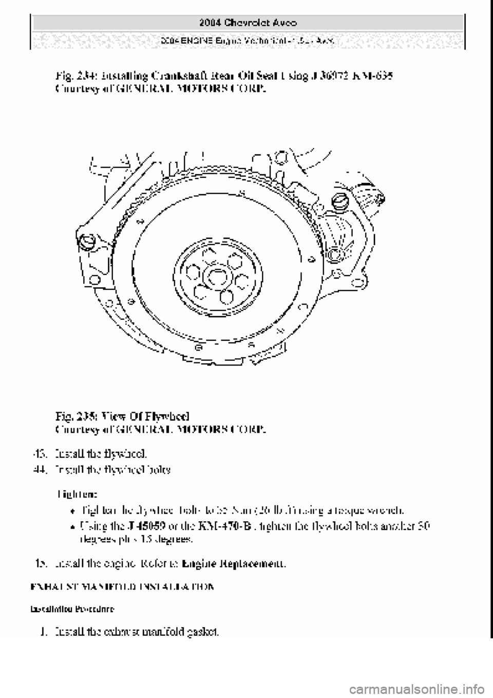 CHEVROLET AVEO 2002  Service Repair Manual 