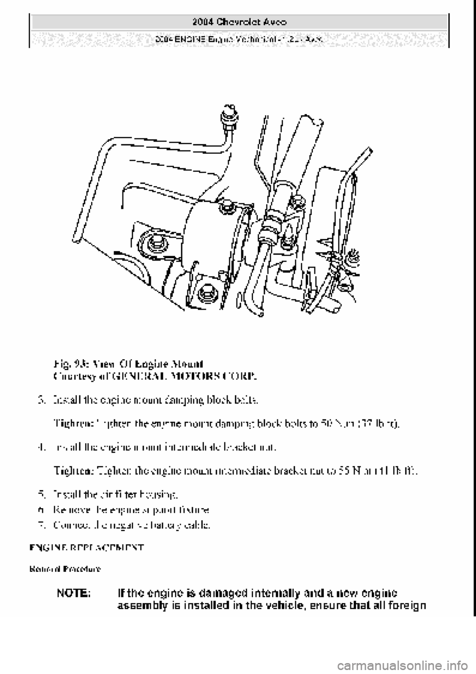 CHEVROLET AVEO 2002 Service Repair Manual CHEVROLET AVEO 2002 Service Repair Manual