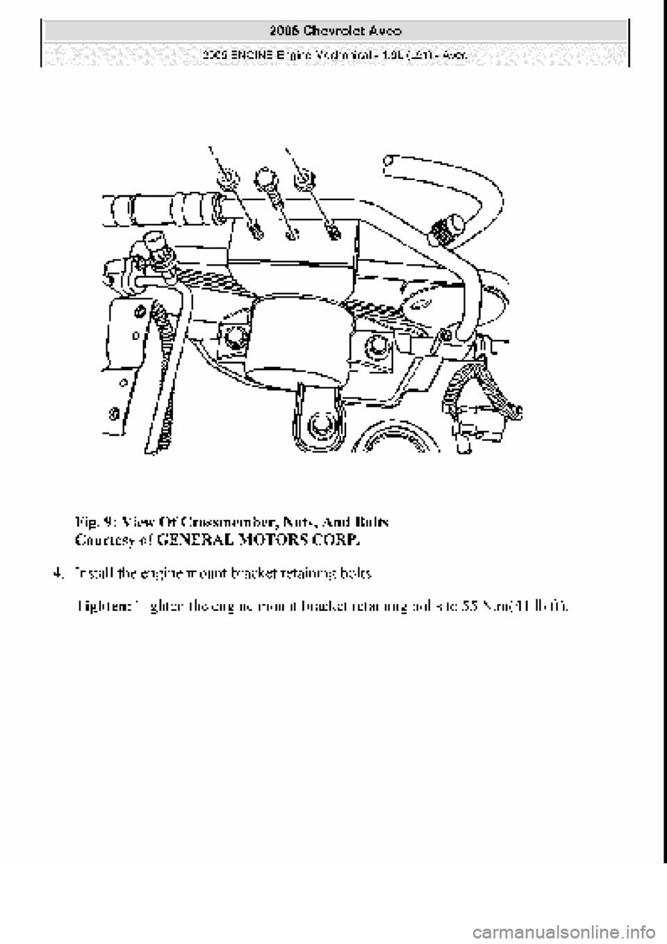 CHEVROLET AVEO 2002  Service Repair Manual 