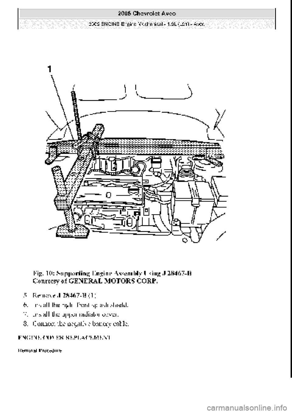 CHEVROLET AVEO 2002  Service Repair Manual 