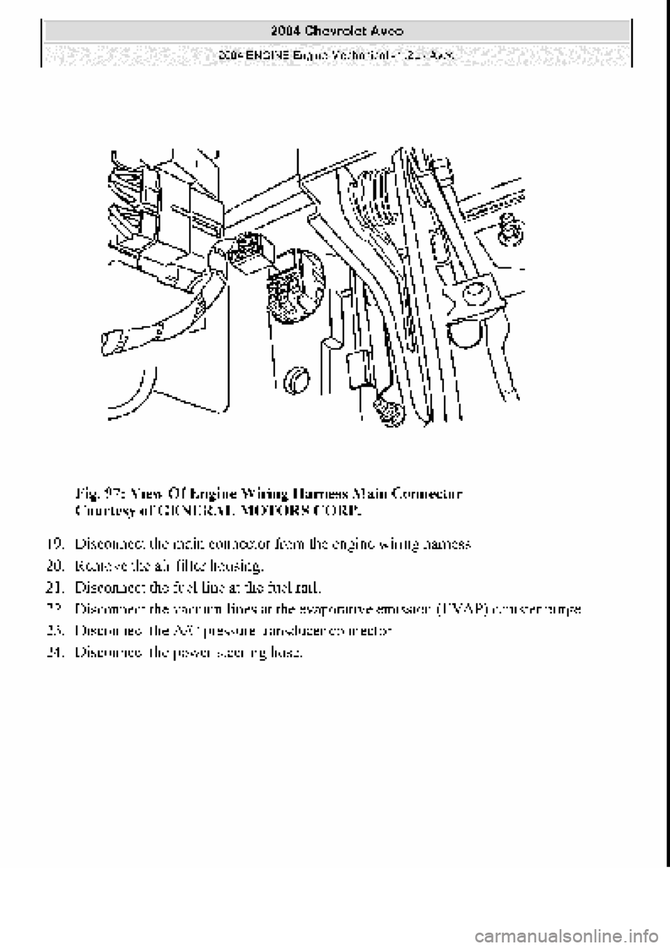 CHEVROLET AVEO 2002 Service Repair Manual CHEVROLET AVEO 2002 Service Repair Manual