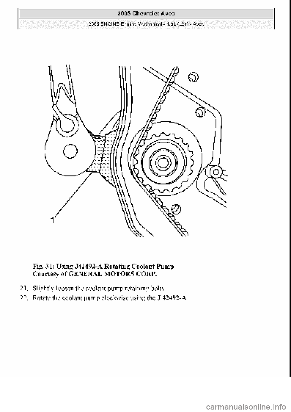 CHEVROLET AVEO 2002 Service Repair Manual CHEVROLET AVEO 2002 Service Repair Manual