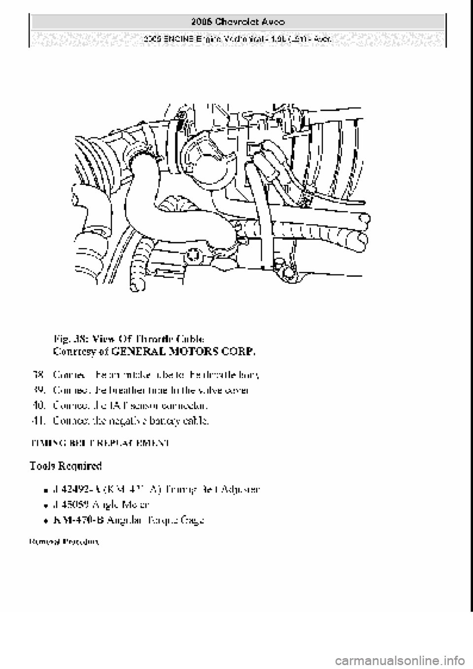 CHEVROLET AVEO 2002 Service Repair Manual CHEVROLET AVEO 2002 Service Repair Manual