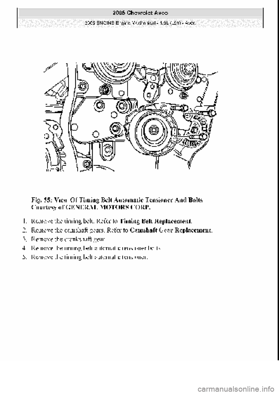 CHEVROLET AVEO 2002 Service Repair Manual CHEVROLET AVEO 2002 Service Repair Manual
