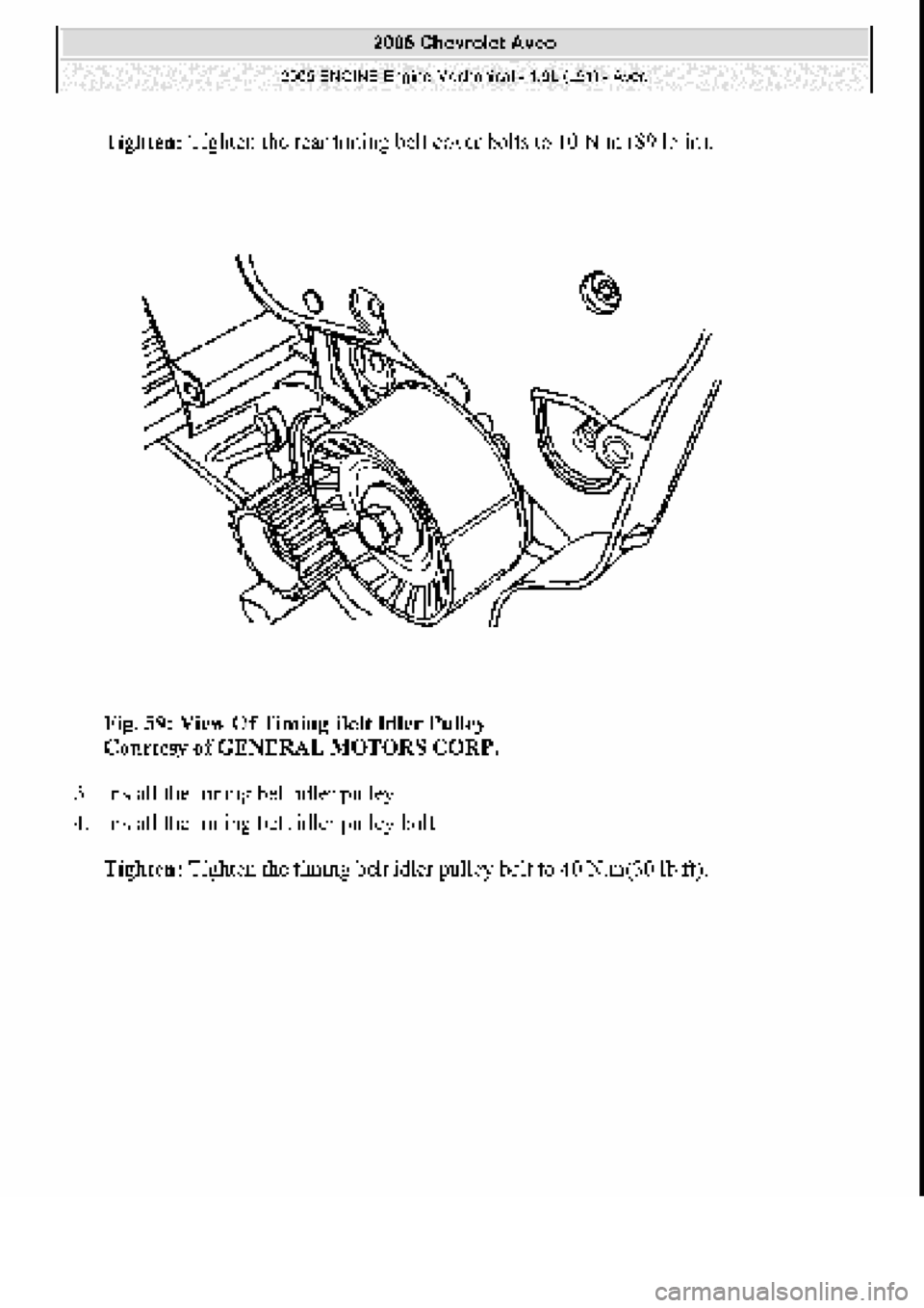 CHEVROLET AVEO 2002 Service Repair Manual CHEVROLET AVEO 2002 Service Repair Manual