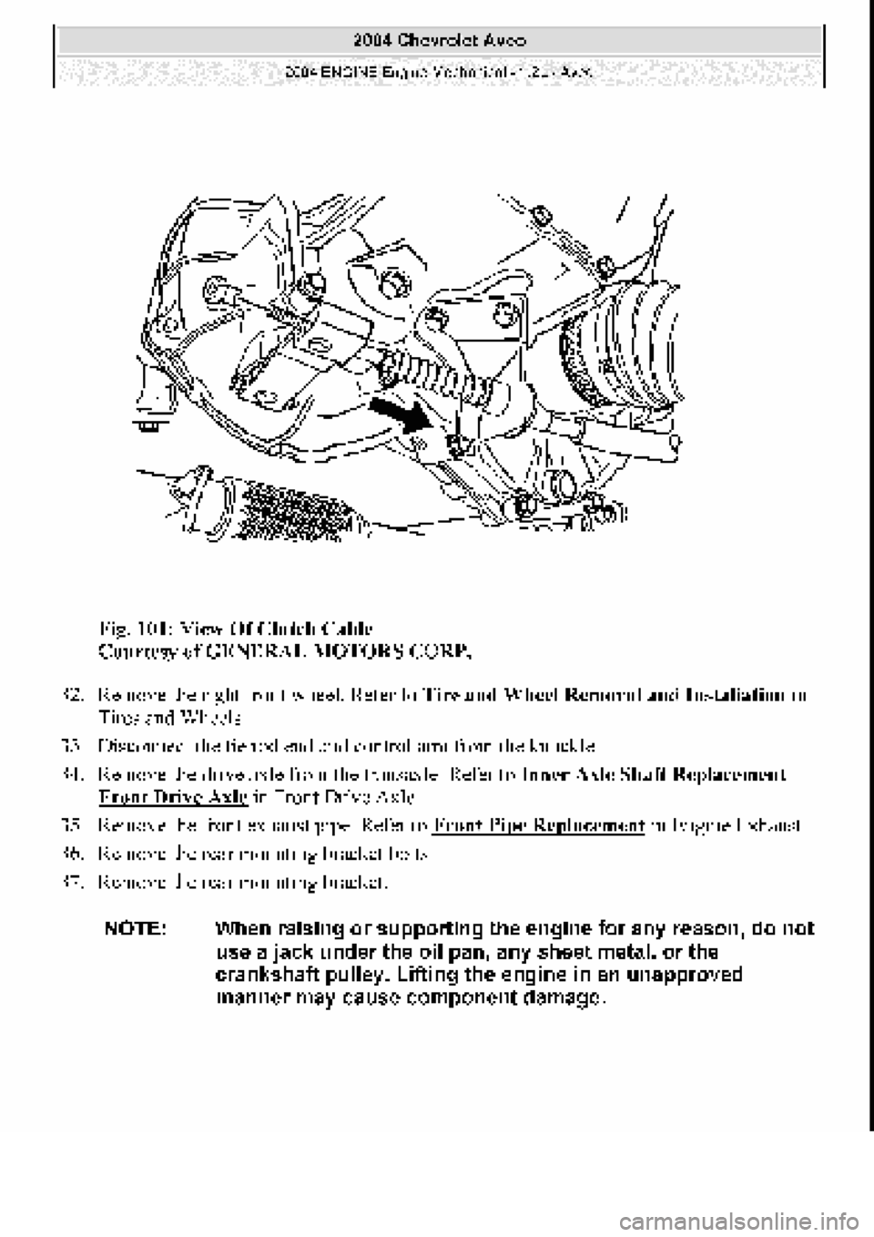 CHEVROLET AVEO 2002 Service Repair Manual CHEVROLET AVEO 2002 Service Repair Manual