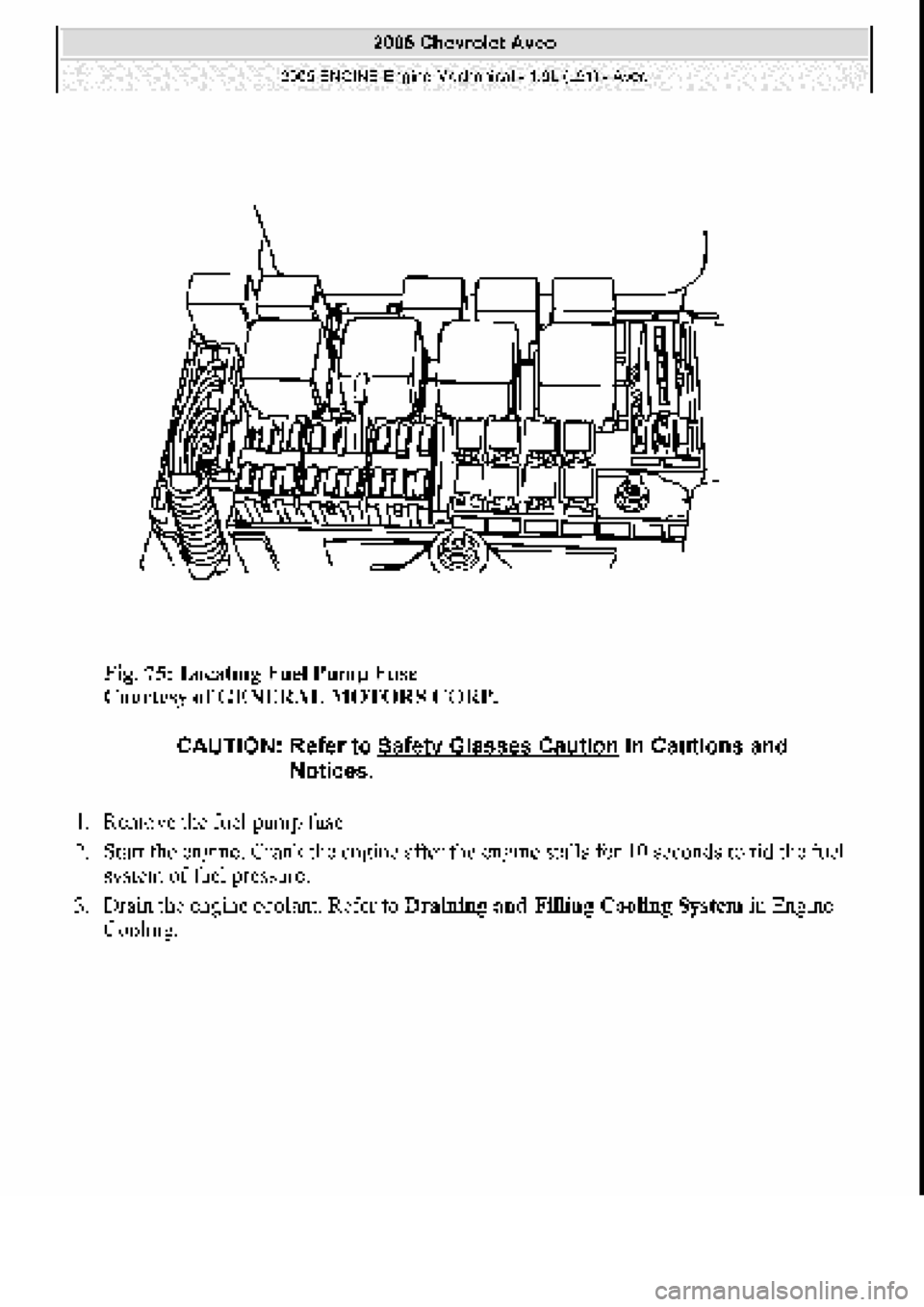 CHEVROLET AVEO 2002 Service Repair Manual CHEVROLET AVEO 2002 Service Repair Manual