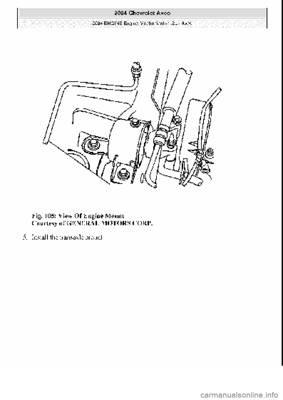 CHEVROLET AVEO 2002 Service Repair Manual CHEVROLET AVEO 2002 Service Repair Manual