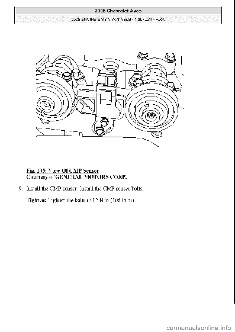 CHEVROLET AVEO 2002  Service Repair Manual 