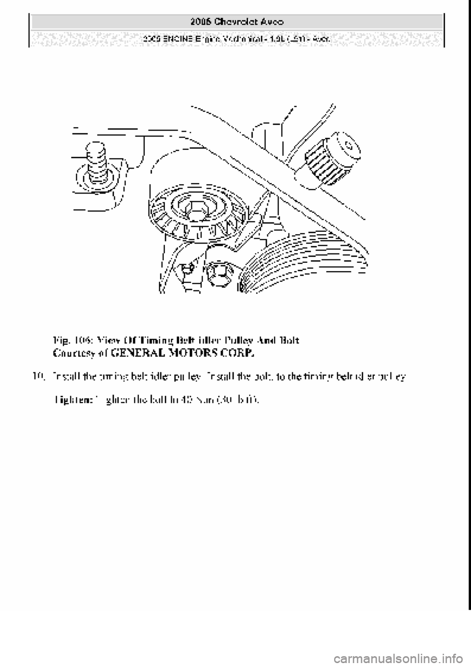 CHEVROLET AVEO 2002  Service Repair Manual 