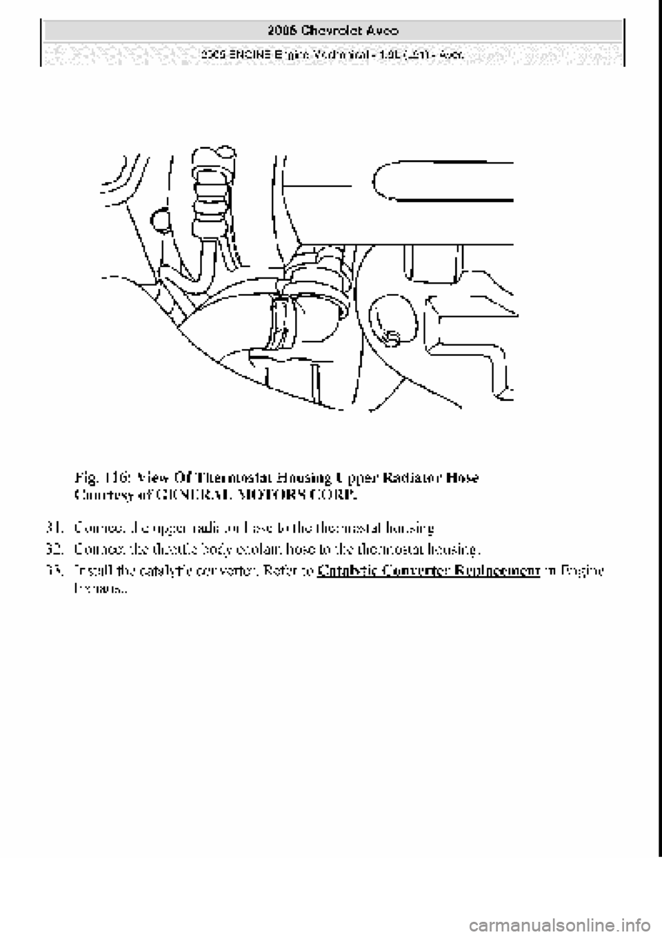 CHEVROLET AVEO 2002  Service Repair Manual 