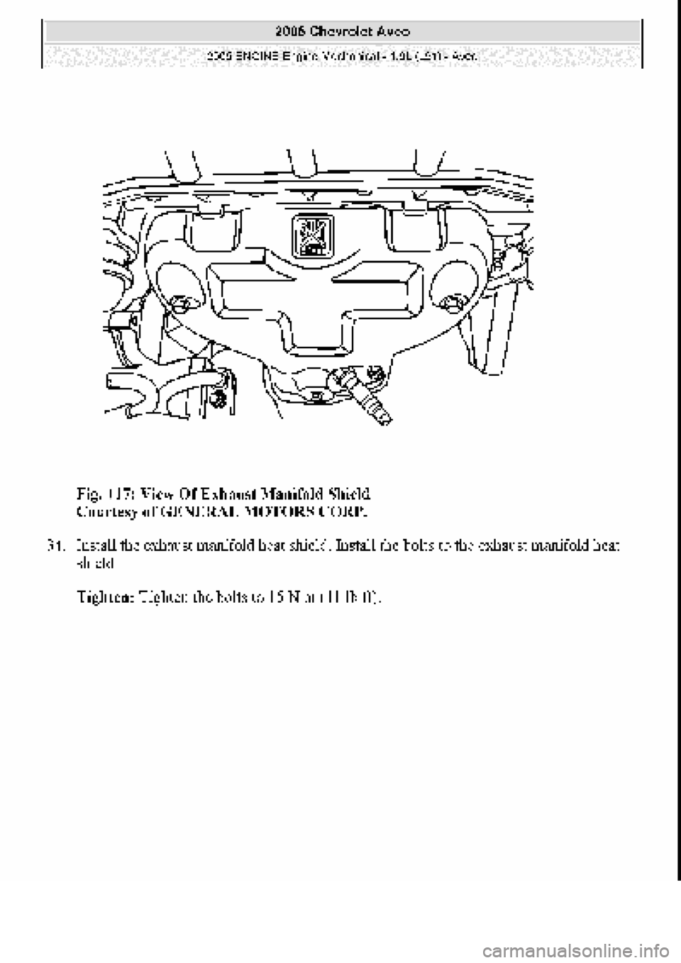 CHEVROLET AVEO 2002  Service Repair Manual 