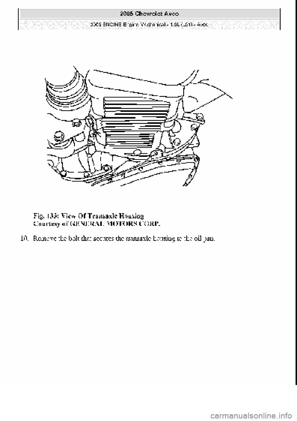 CHEVROLET AVEO 2002  Service Repair Manual 