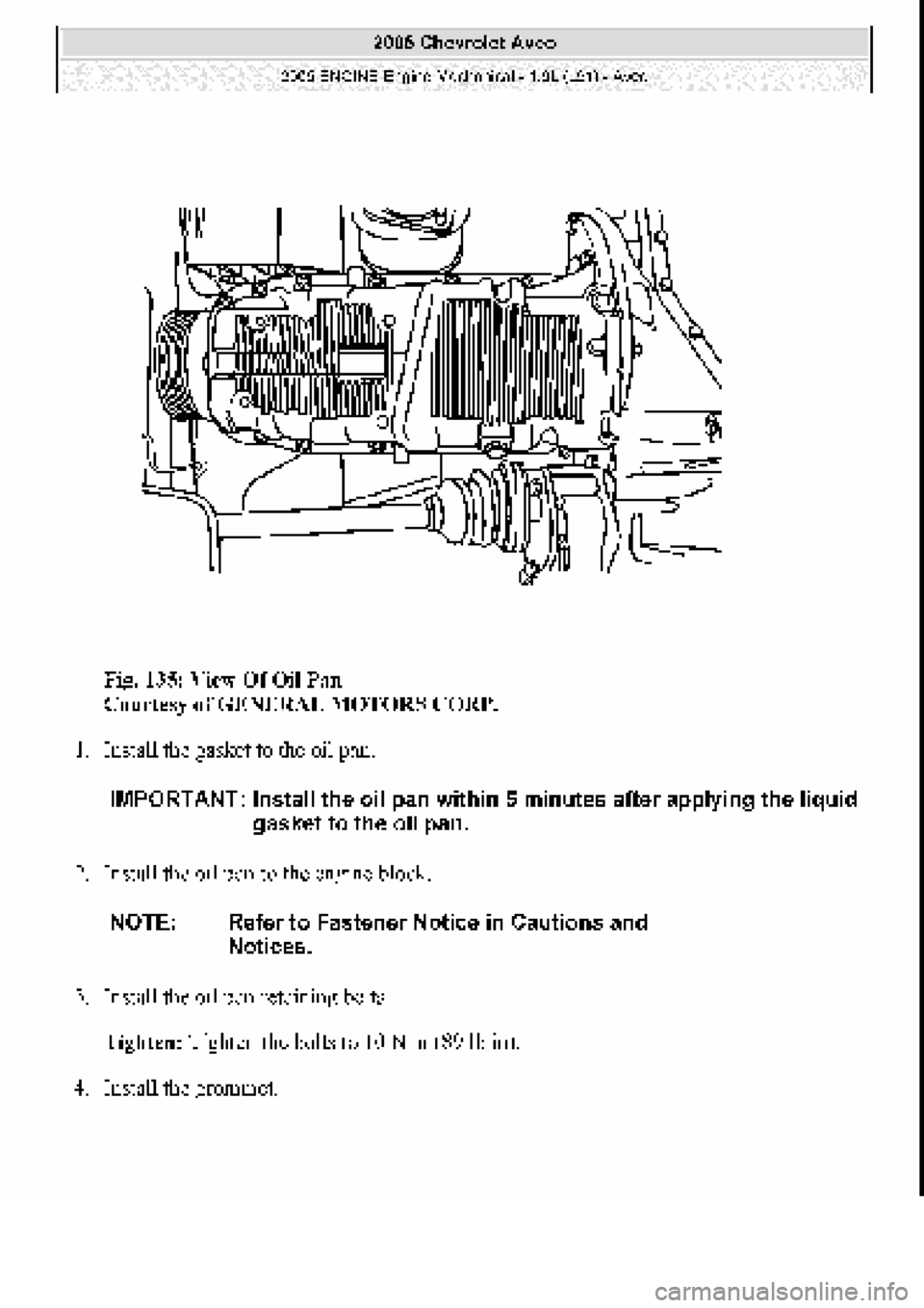 CHEVROLET AVEO 2002  Service Repair Manual 