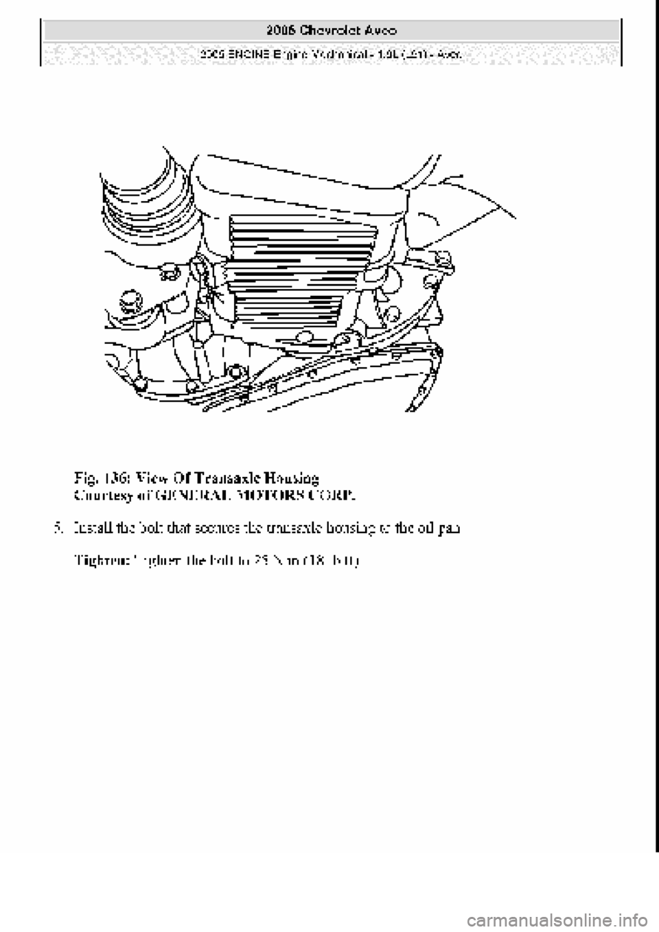CHEVROLET AVEO 2002  Service Repair Manual 