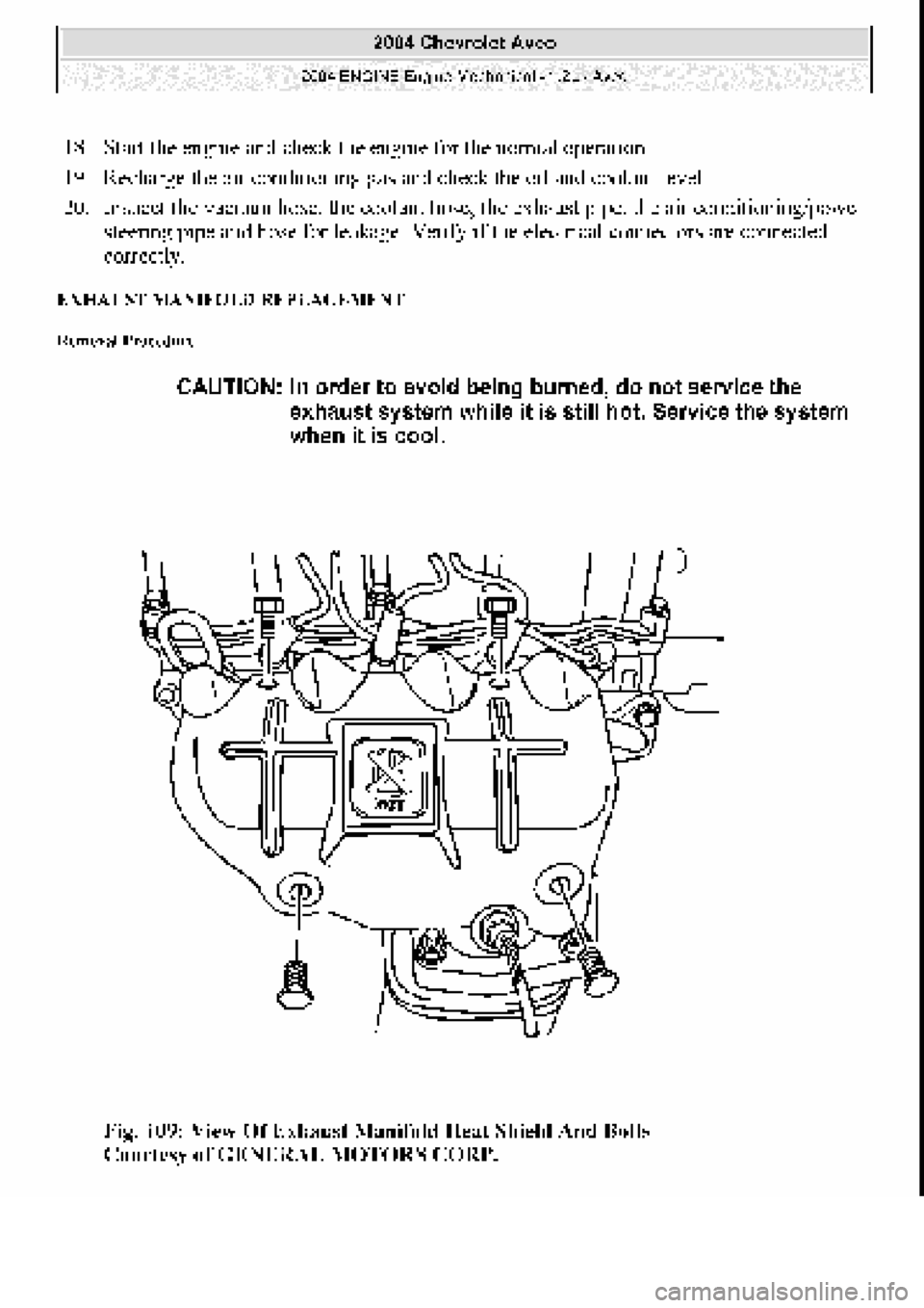 CHEVROLET AVEO 2002 Service Repair Manual CHEVROLET AVEO 2002 Service Repair Manual