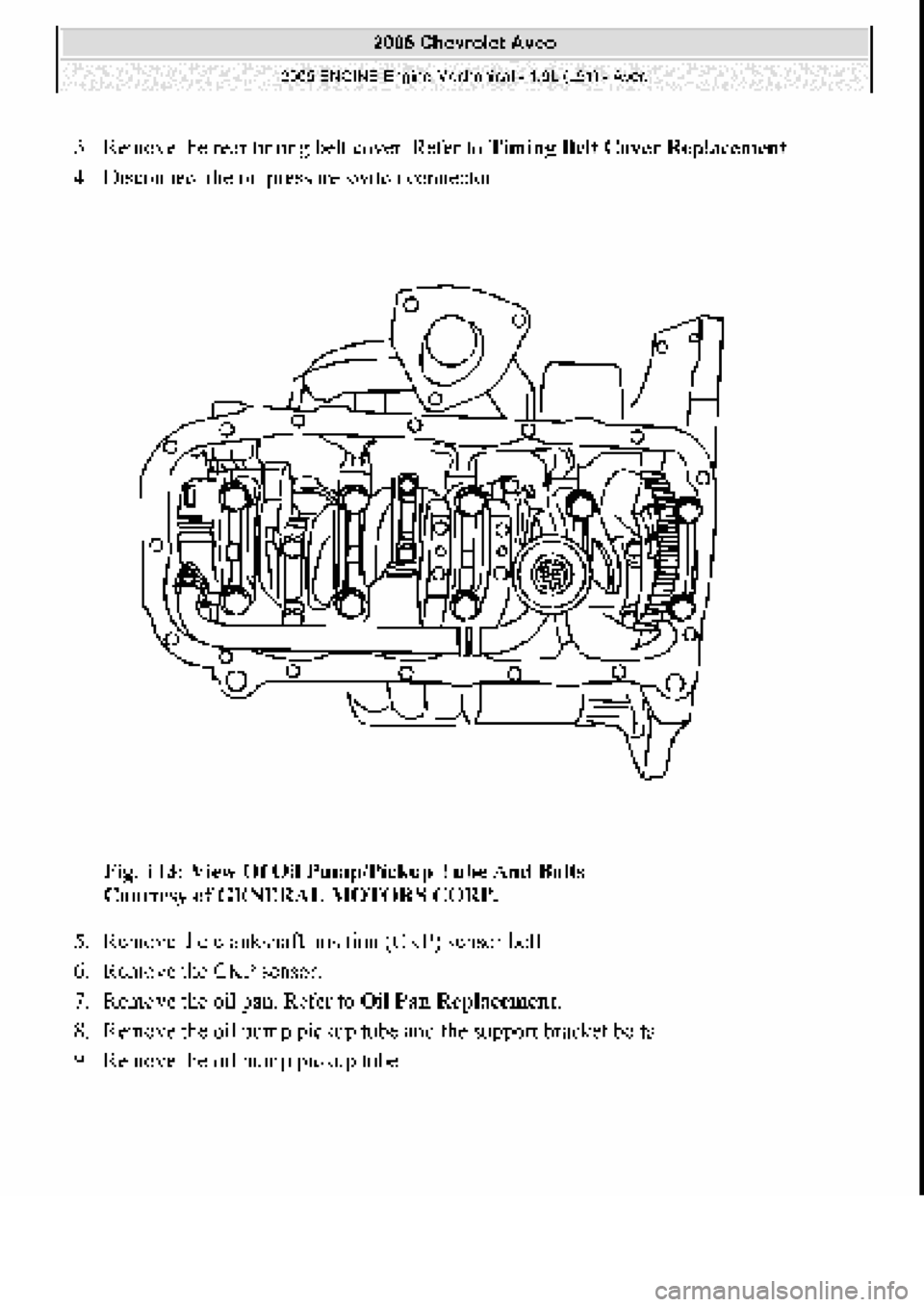 CHEVROLET AVEO 2002  Service Repair Manual 